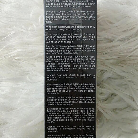 NIB Thick Fiber Hair Building Fibers, Medium Blonde, Anti-Itch - Picture 3 of 7